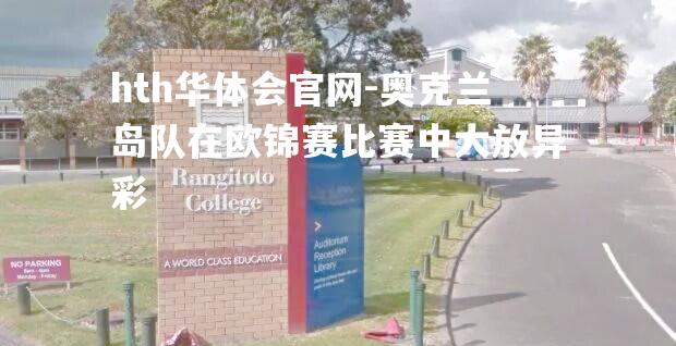 奥克兰岛队在欧锦赛比赛中大放异彩
